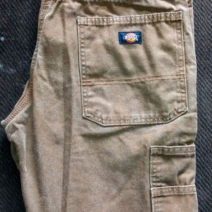Dickies Flannel Lined Cargo Jeans/34x30/Chocolate Brown